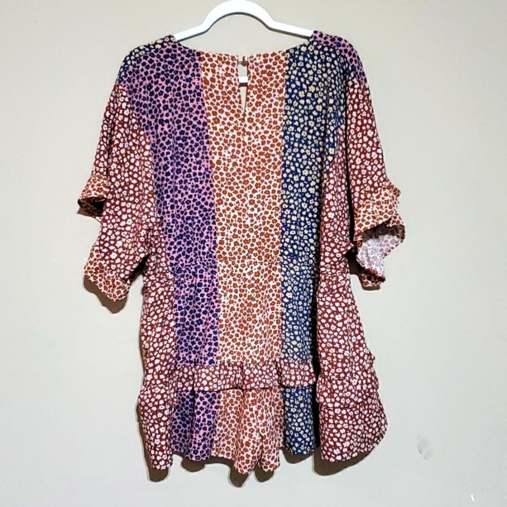 IMPECCABLE PIG Short Ruffled Romper - Size Medium - Picture 3 of 11